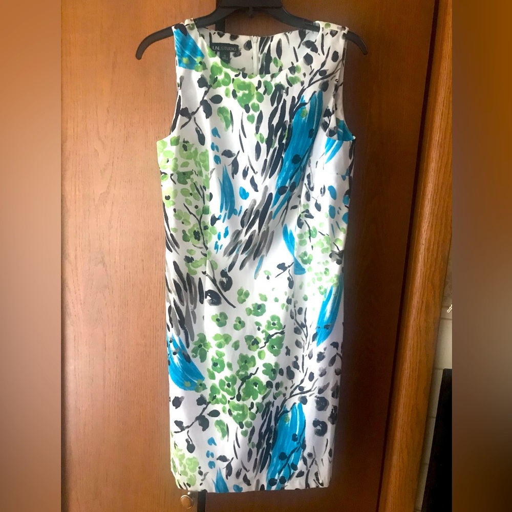 I.N. Studio Stretch Colorful Sundress - Picture 1 of 7